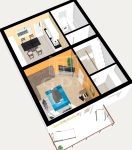 Kismaros Lakás (téglaépítésű)