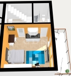 Kismaros Lakás (téglaépítésű)